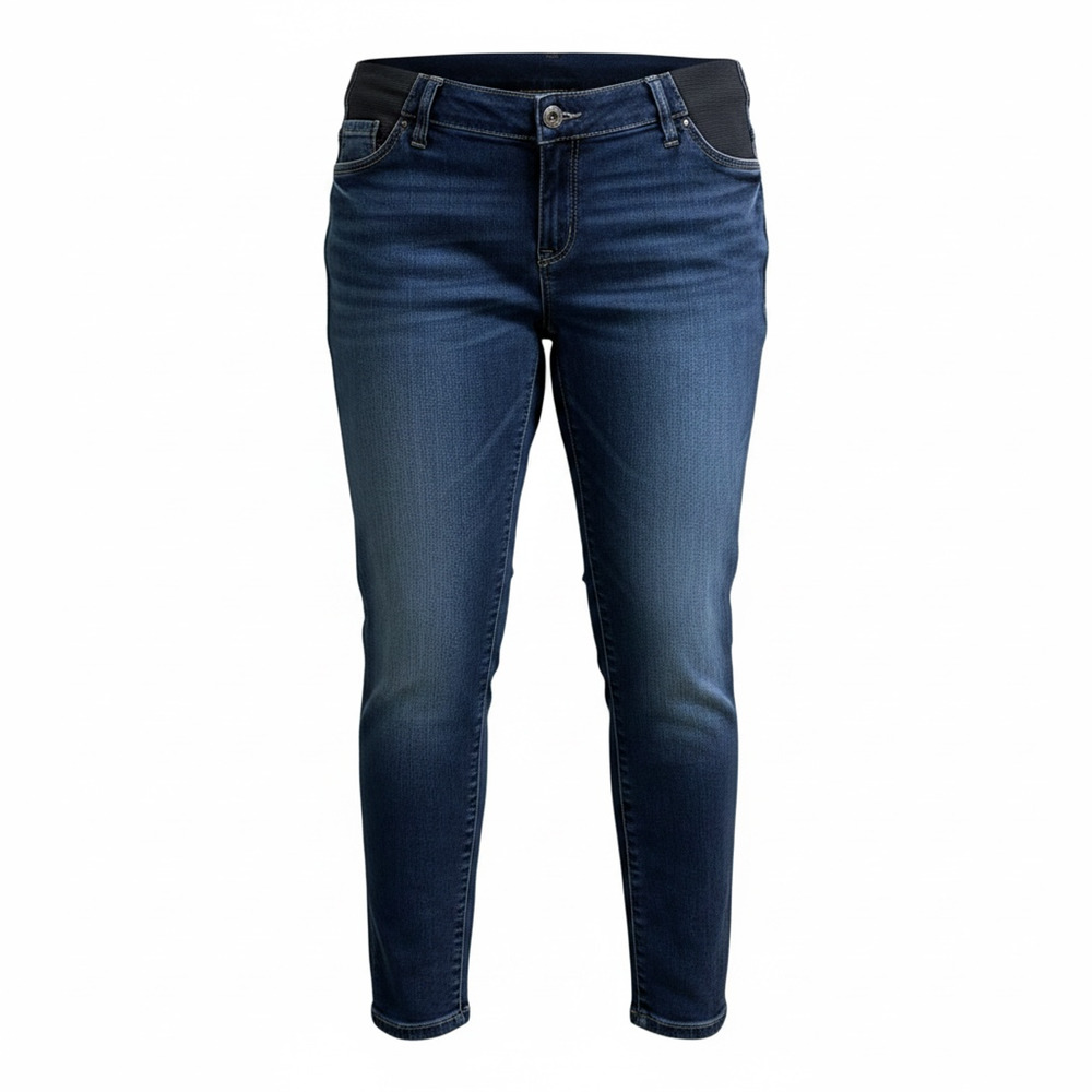 Isabel By Ingrid+Isabel Jeans Womens 8 Blue Skinny Maternity Stretch Denim